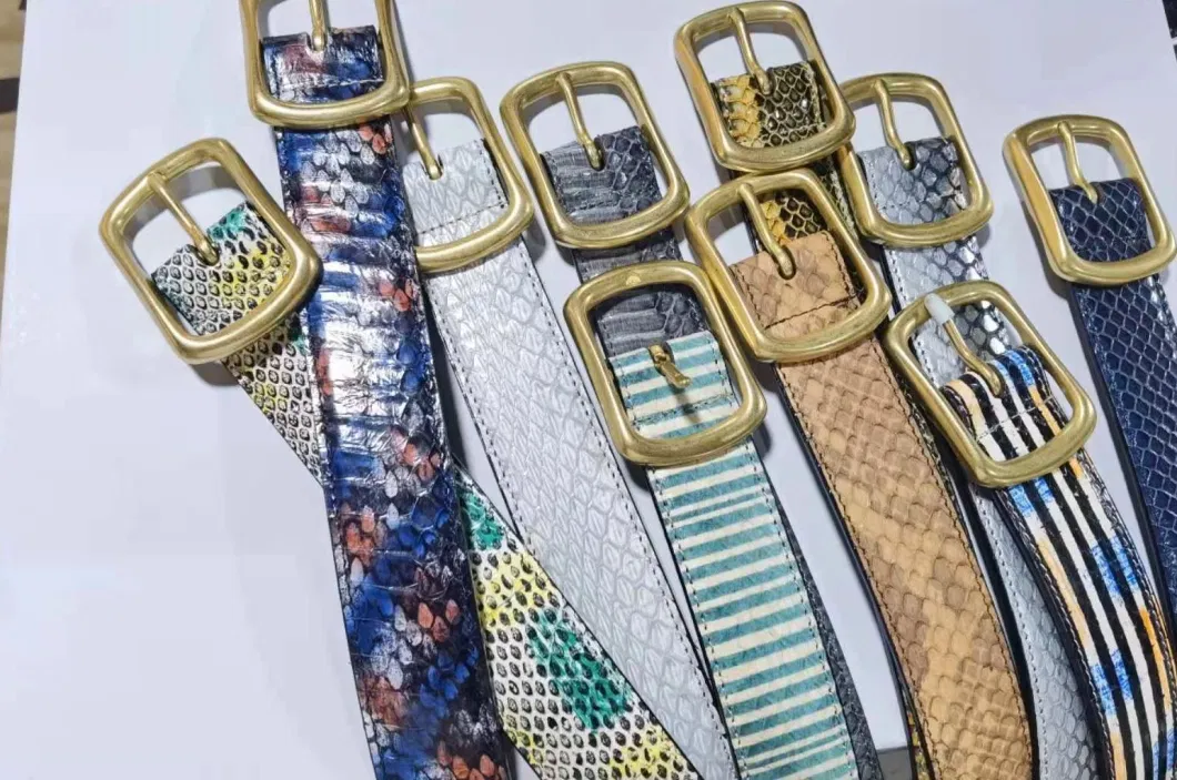 Designer Belts Metal Buckle Fashion Accessories Women Leather Belt