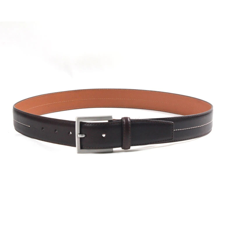 Fashion Accessories Feather Edage Genuine Leather Belt for Male
