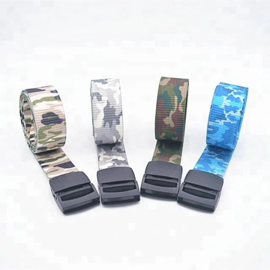 Fashion High Quality Tactical Canvas Colorful Belt for Garment Accessories
