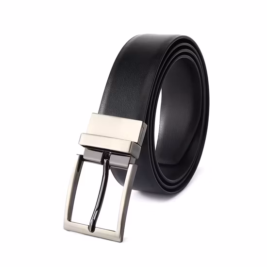 Europe Fashion Accessories Reversible Male Genuine Leather Men Belt