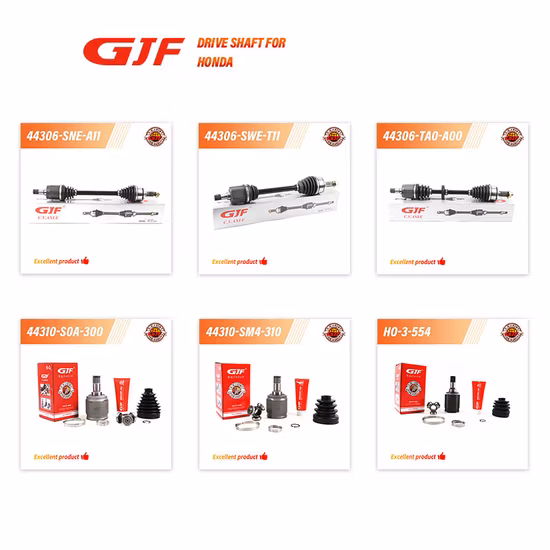 Gjf Auto Parts Axle Shaft Front Left Right CV Axle Drive Shaft for Toyota Corolla Camry Mazda Suzuki Mitsubishi Pajero Hyundai