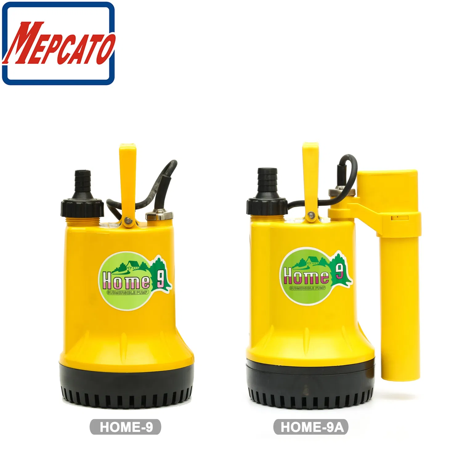Domestic Household Small Portable Plastic Submersible Water Pump with Float Switch for Landscape Garden Watering Car Washing Basement Drainage (Home Series)